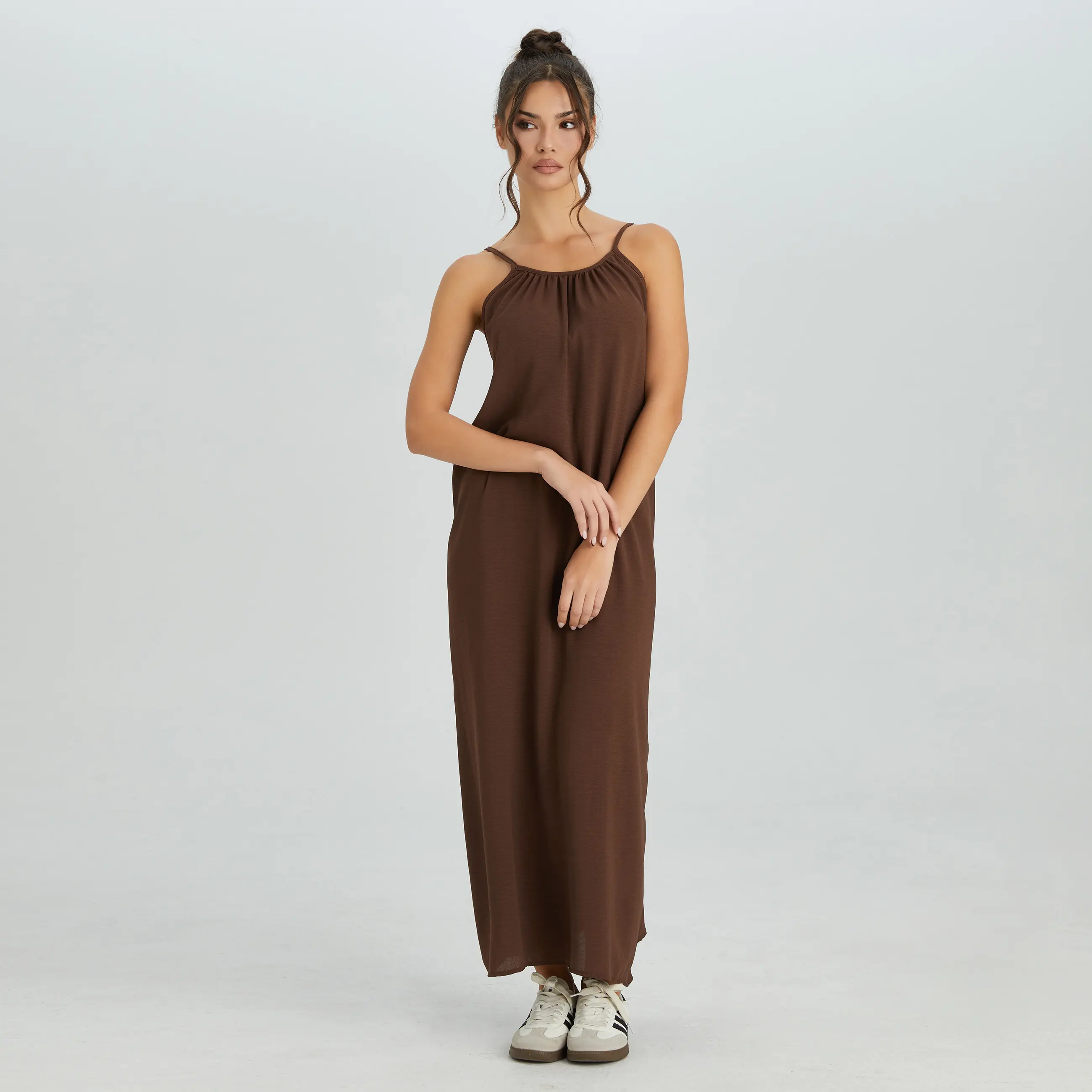 loose low cut dress LEKWK Summer Dresses for Women Beach Backless Maxi Dress Spaghetti Strap Low Cut Loose Fit Sundress Vacation Boho Flowy Holiday outfits