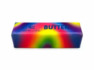 Rainbow Butter Squishy Toy, Cream Stick Soft Toy, Perfect for Play & Stress Relief