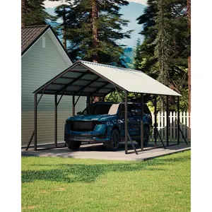 Heavy Duty 13x21 ft Car Canopy Garage, High Clearance Vertical Roof Design, Reliable All-Weather Vehicle Shelter