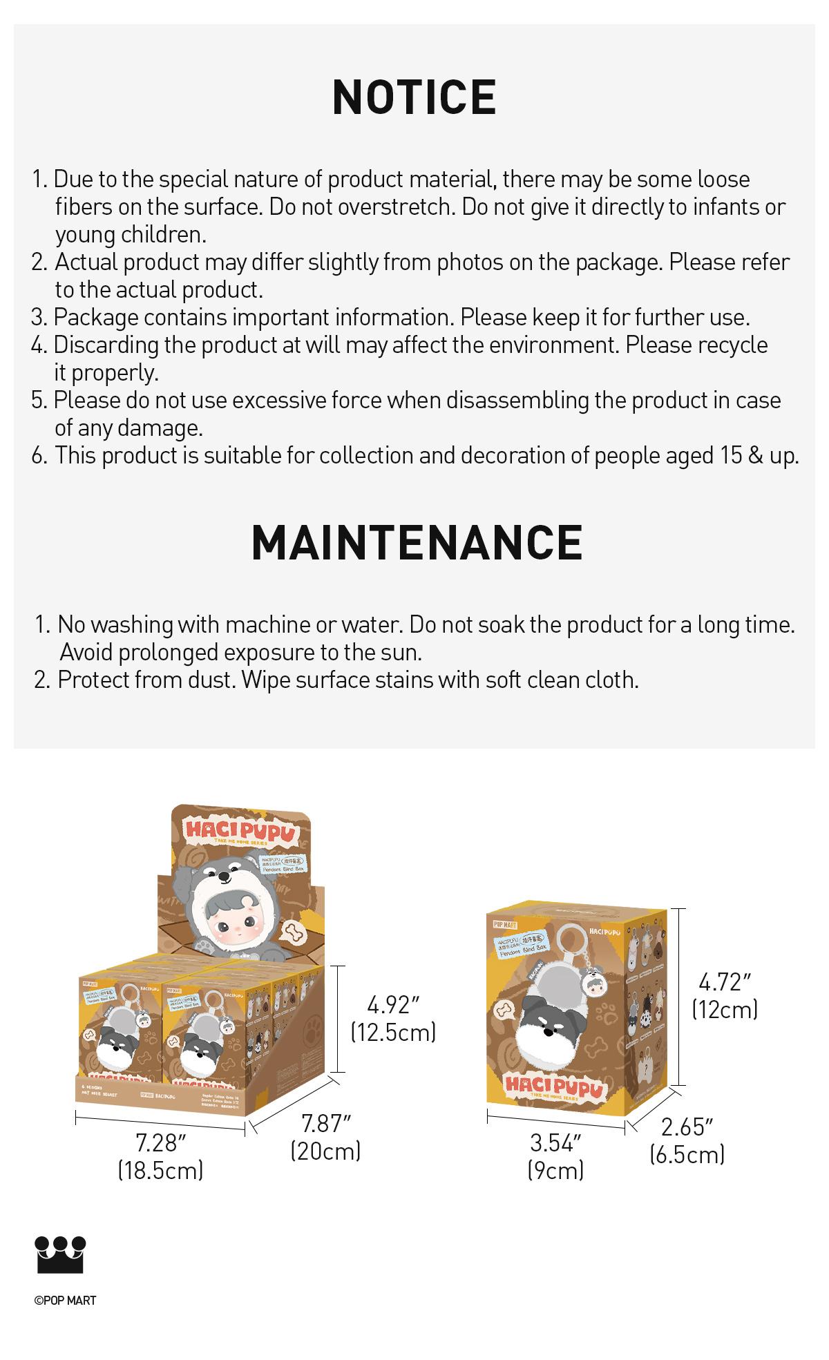 POP MART HACIPUPU Bring your puppy home Blind Box Keychain
