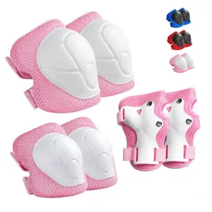 Kids Protective Gear Set, Knee Pads, Elbow Pads & Wrist Guards for Ages 3-14, Ideal for Roller Skates, Biking, Bmx, Skateboarding