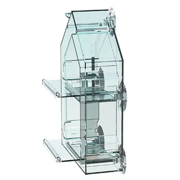 Panacea Audubon 053361 Sneak-A-Peek Heavy Duty Window Seed Feeder, Clear