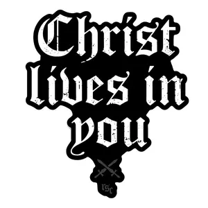 Christ Lives In You Decal