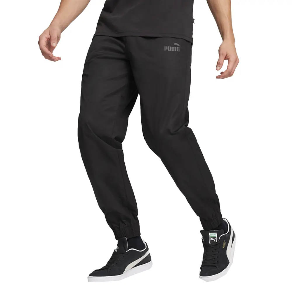 PUMA Mens Essentials Chino Pants Casual - Black PUMA Mens Essentials Chino Pants Casual - Black