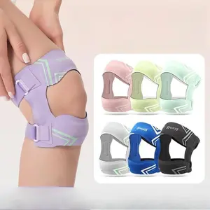 Knee Support Brace for Men Women, Adjustable Compression Sleeve Wrap Patellar Pad Tendon - Arthritis Pain, Running, Workout, Hiking, Basketball, Volleyball, Tennis Purple