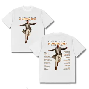 Alejandro Sanz ¿Y Ahora Qué? Tour 2026 Shirt – Latin Pop Concert Graphic Shirt, Fan Gift, Men’s & Women’s Tops Cotton