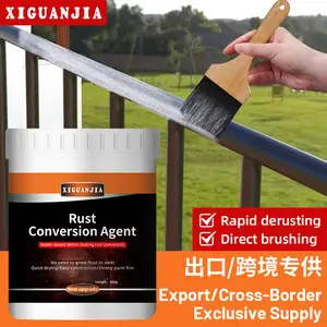 Rust Remover, Rust Converter, 2024 New Rust Remover for Metal, Rust Converter for Metal, Car, Steel (10.7FI Oz,Black)
