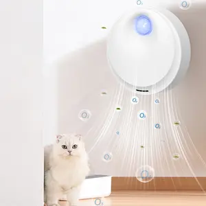 Automatic Electric Air Freshener Pet Abs Deodorizer Cat Litter Smart Sensor Continuous Waste Handling System for Pets