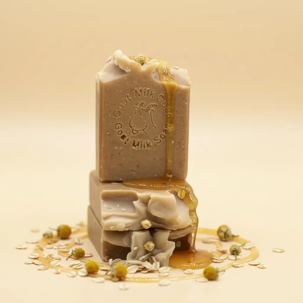 Cream Dream Handmade Goat Milk Honey Oatmeal Soap