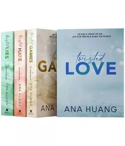 Twisted Series by Ana Huang – 4-Book Romance Collection: Twisted Love, Games, Hate & Lies (Exact Copy)