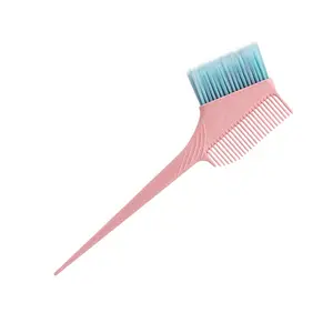 Convenient Three-Row Bristle Hair Dyeing Brush and Comb, Easy to Use at Home