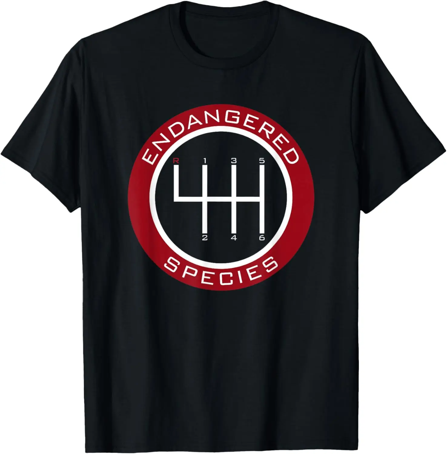 Men's Graphic T-Shirt - 100% Natural Cotton Casual Menswear Top, Soft Fabric, Short-Sleeve Fashion Streetwear for Car Guys with Manual Shifter Design, Sports, Clothes