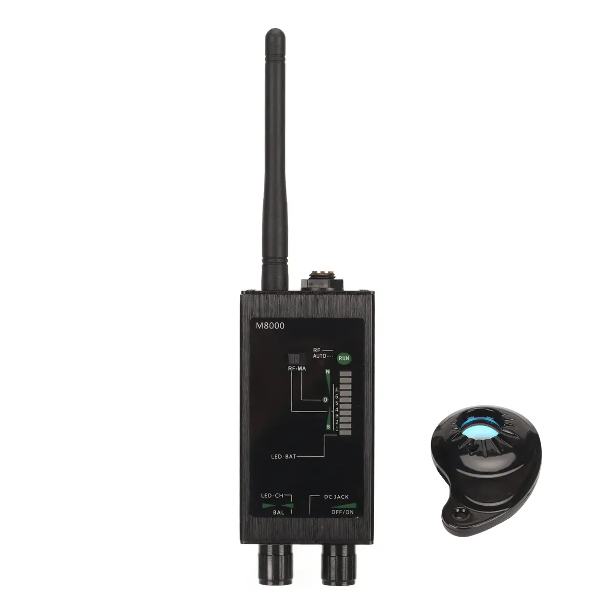 M8000 Pro Anti Spy Detector - GPS Tracker Finder, Hidden Camera Detector, Bug Sweeper with Magnetic & RF Signal Scanner 1MHz-12GHz Device Safety Automatic Protection
