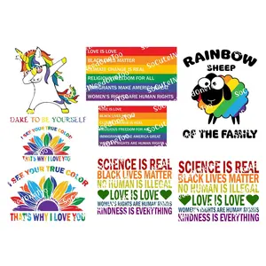 Pride #2 Waterslide Decals – LGBTQ+ Rainbow Celebration Designs for Tumblers