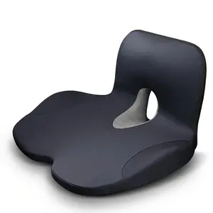 All-Season Memory Foam Car Seat Cushion with Lumbar Support - L-Shaped Ergonomic Design, Removable Washable Cover, Inflatable Pressure Relief, Fits Most Car Models, Comfortable Driving, Medium Firmness, Polyester Fiber, Air-Filled, Universal Fit, Car Seat