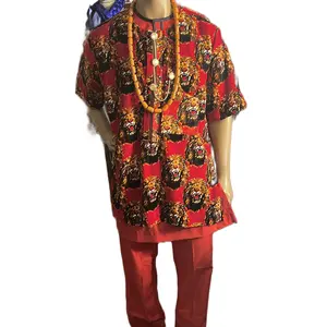 Mens + top + men’s+ shirt+lion+print+Menswear