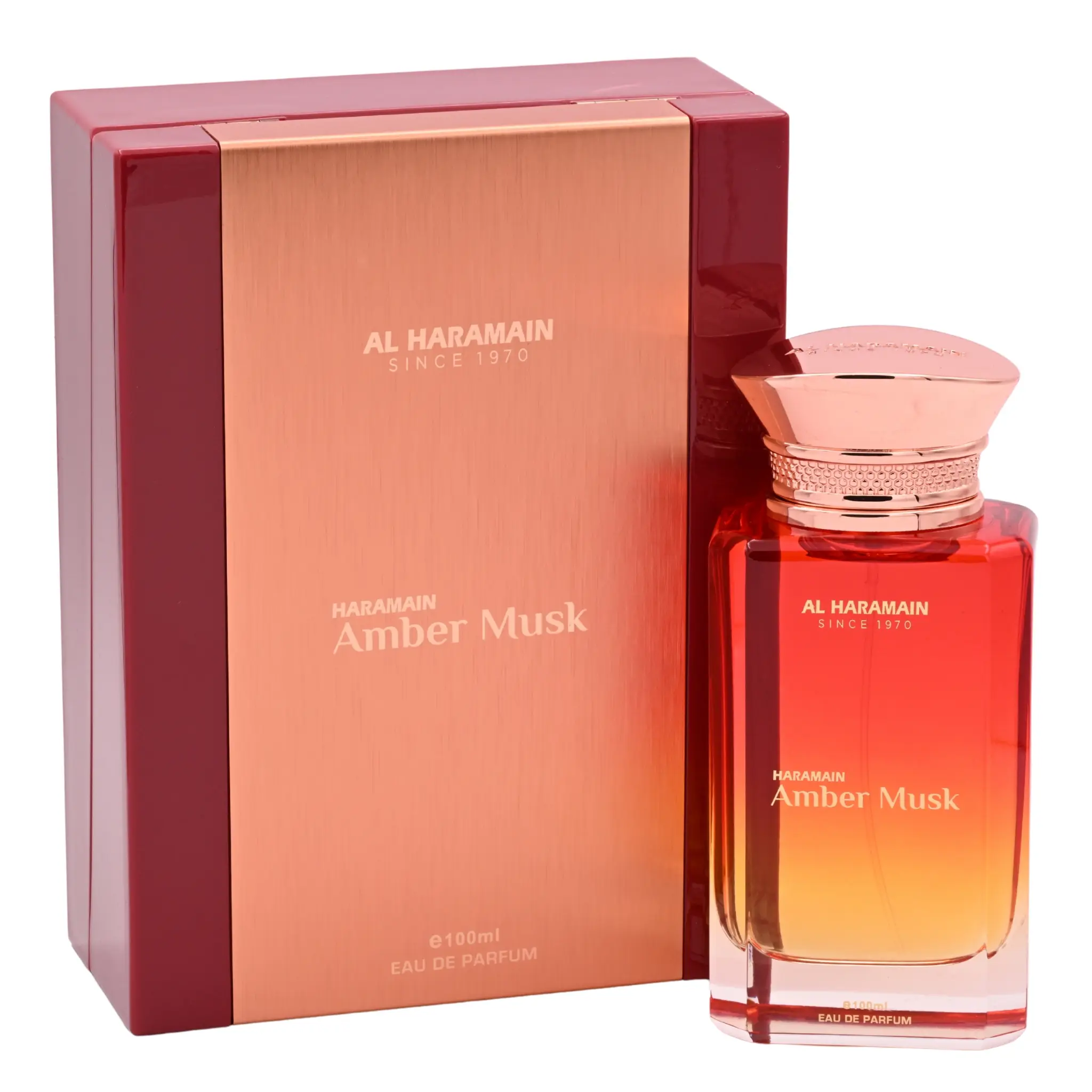 AL HARAMAIN Amber Musk Eau de Parfum, Enchanting Unisex Fragrance with Agarwood, Rose, and Raspberry Notes, 3.4 oz / 100ml, Enchanting Fragrance, Agarwood Mix, Rose Raspberry, Unisex Wear, Fruity, Floral, Launched In 2021, Signature Scent, Edp, Perfumes F