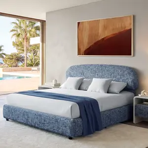 ModernMate Dione Queen Upholstered Lift-Up Storage Bed Frame - Oeko-TEX Chenille, Gas Lift Hydraulic Storage, Curved Headboard, Organic Modern Indoor Bedroom Furniture, Canyon Dawn Red, Queen Bed Frame
