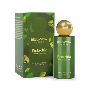 BellaVita Luxury's Gourmet Collection Pistachio Edp Fruity, Floral, Sweet Woody Long Lasting Fragrance Perfume For Men And Women 100ml