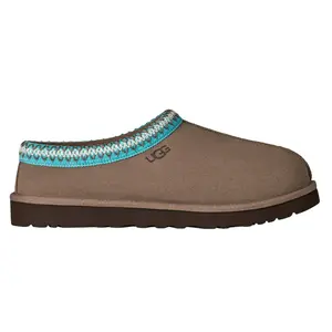 UGG Tasman II Slipper Caribou Sapphire Ice Authentic Mens Sneaker 1174671-CPPH Original Brown Tan Blue Suede Comfortable Everyday Wear Slip-on Fuzzy Cozy Warm Winter Boys Shoe