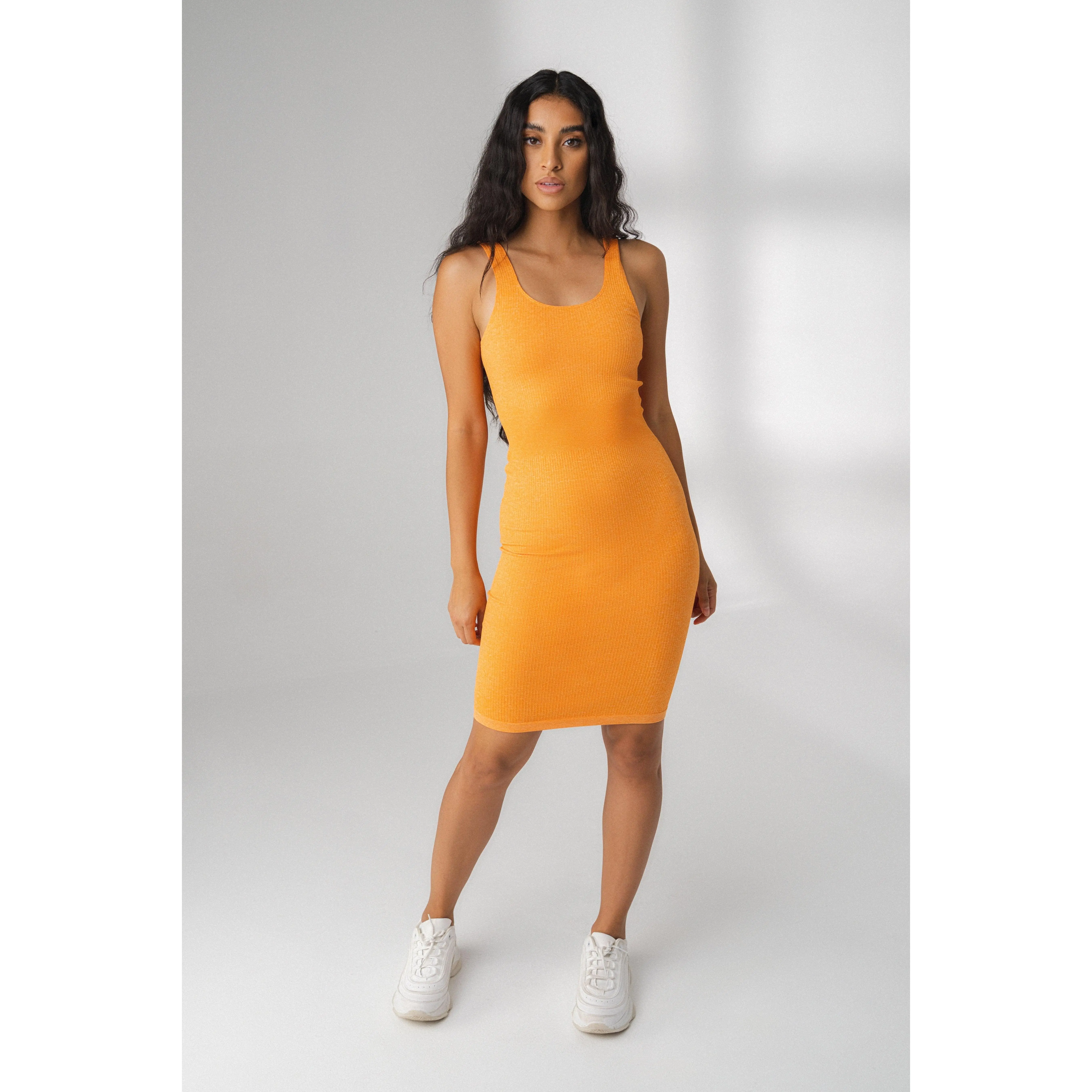 The Linear Midi Dress - Glow