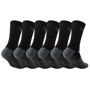 Extreme Fit Dri-Tech Crew Socks (6-Pairs) – Breathable, Moisture-Wicking & All-Day Comfort Menswear Compression