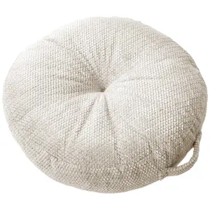 Sorra Home Comfy Indoor Circular Floor Pillow Single Sorra Home Comfy Indoor Circular Floor Pillow Single