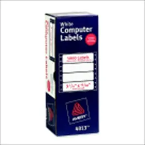 Avery 1054511 Rectangle Paper Computer Label - 3.5 x 0.93 In. - Pack - 5000