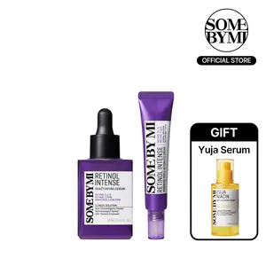 Anti-Aging Duo (Glowing Skin Duo) - Retinol Serum + Retinol  Eye Cream - Korean Skin Care