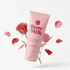 ROSE MILK Body Lotion with Niacinamide & Rose Extract | Moisture-Rich Body Cream for Women | Brightening, Deep Hydration & Skin Barrier Care | Clean Beauty Lotion | 8 Fl Oz | 1-Pack