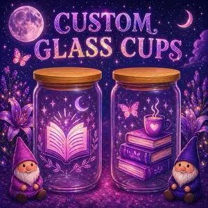 Glass cups Drinkware Tumbler Washable Reusable