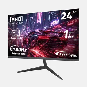 24” FHD IPS 1ms Gaming Monitor, 180Hz Refresh Rate, 100% sRBG, AMD FreeSync, Built-in Speakers, Borderless Design for PC Gaming & Multi-Monitor Setup