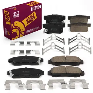 2 PC Front & Rear Ceramic Disc Brake Pad Set 96220MT