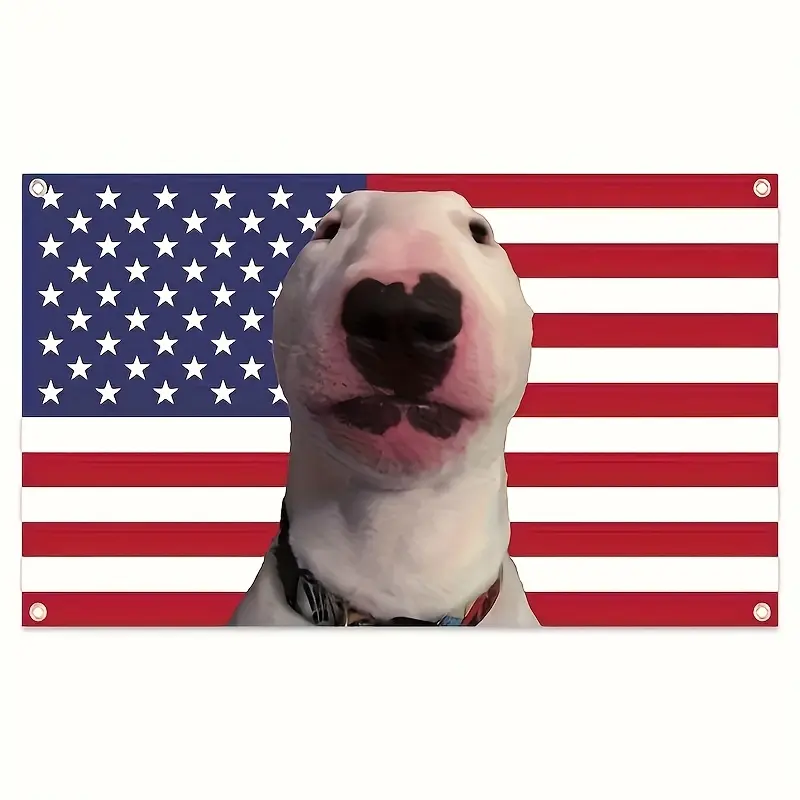 Funny Dog Banner Backdrop Cartoon Theme Photography Background, Decorative Tapestry Wall Hanging, Premium Polyester Party Banner For Room Decor, Party Setup, Home Wall Decoration Supplies