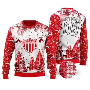 LIGA MX Club Necaxa Special Christmas Ugly Sweater Design ST2304