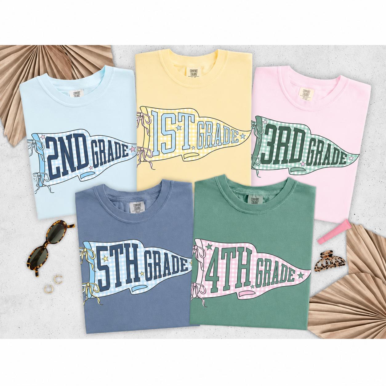 Comfort Colors Custom Grade Teacher Tee, Teacher Team Shirts, Back to School Shirt, Grade Level Team Tees, Teacher Gift, First Second Third Fourth Fifth Grade