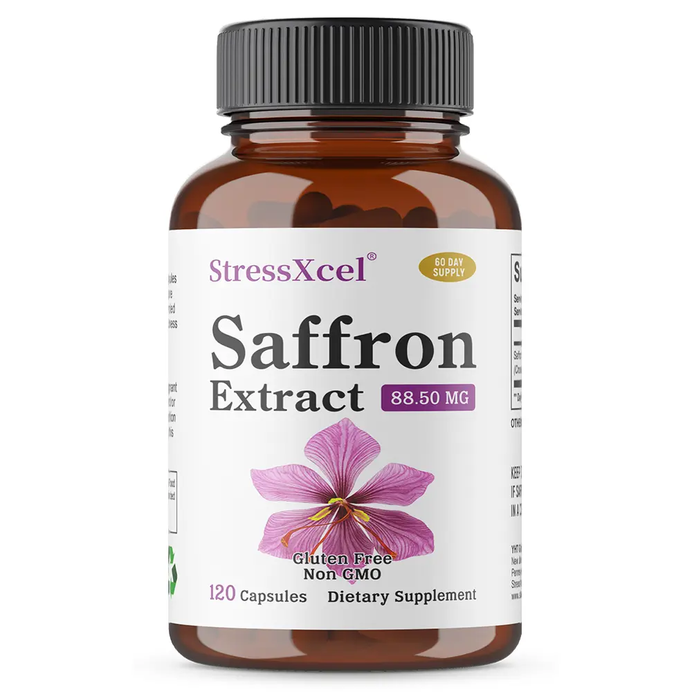 Saffron Extract Health Supplement  , ​​Supports  Sleep Health,Supports blood circulation, 120 Capsules