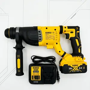 DEWALT DCH263 20V Brushless Rotary Hammer Drill – High-Power Concrete Wall Drill with Adjustable Handle, Cordless & Durable Power Tool for Jobsite & DIY Projects