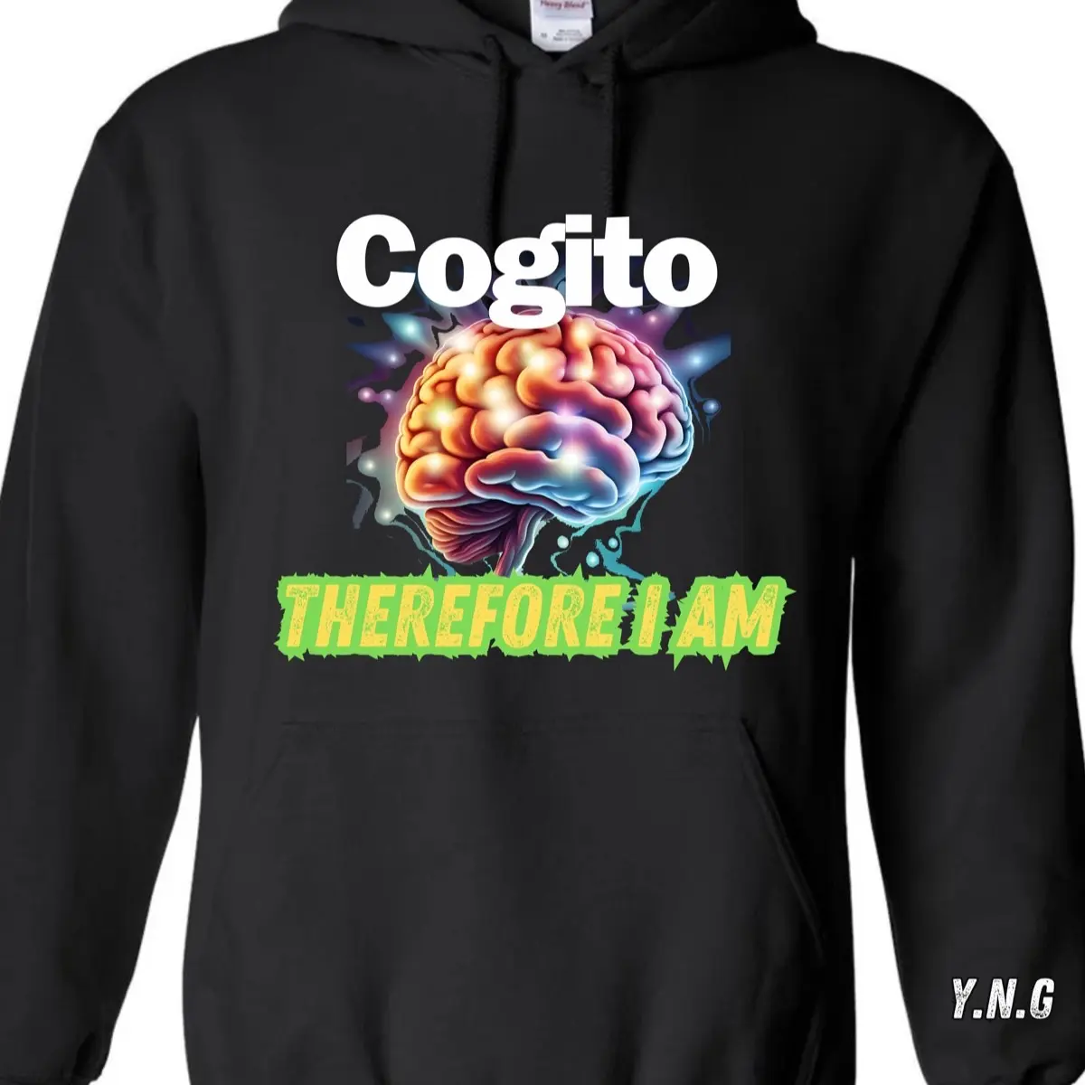 Ynotgrind:Hustle Edition COGITO “ I think therefore I am” for culture believing yourself always.