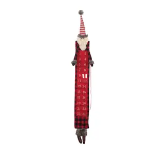 Buffalo Check Santa Calendar