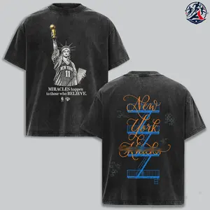 "MIRACLES happen to those who BELIEVE" NYK 2 side Final 2026 T-Shirt Sweatshirt hoodie, Knicks Basketball Fans Apparel, Fans Basketball Streetwear Tee, Gift For Basketball Fan Graphic Tee