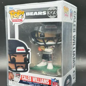 Funko Pop! Football Bears 323 Caleb Williams Vinyl Figure Official NFL Collectible Model
