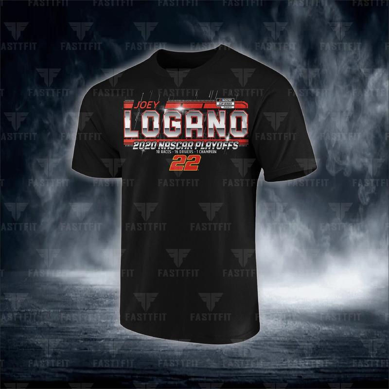 JH Design Black Joey Logano Two-Time Nascar Cup Series Champion Twill Driver Uniform Full-Snap Jacket (FREE T-shirt, FREE Beanie Cap, FREE Scarf, FREE Bag)