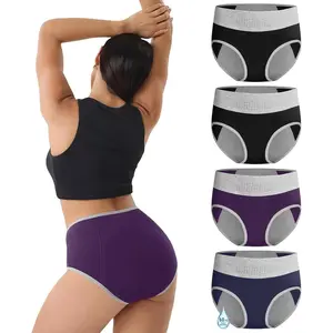 Incontinence Underwear for Women, Period Panties Leak-Proof Underwear for Postpartum, Bladder Control Cotton Briefs Womenswear Lingerie Bridal Valentine's Day Gift Everyday Soft Breathable Fit