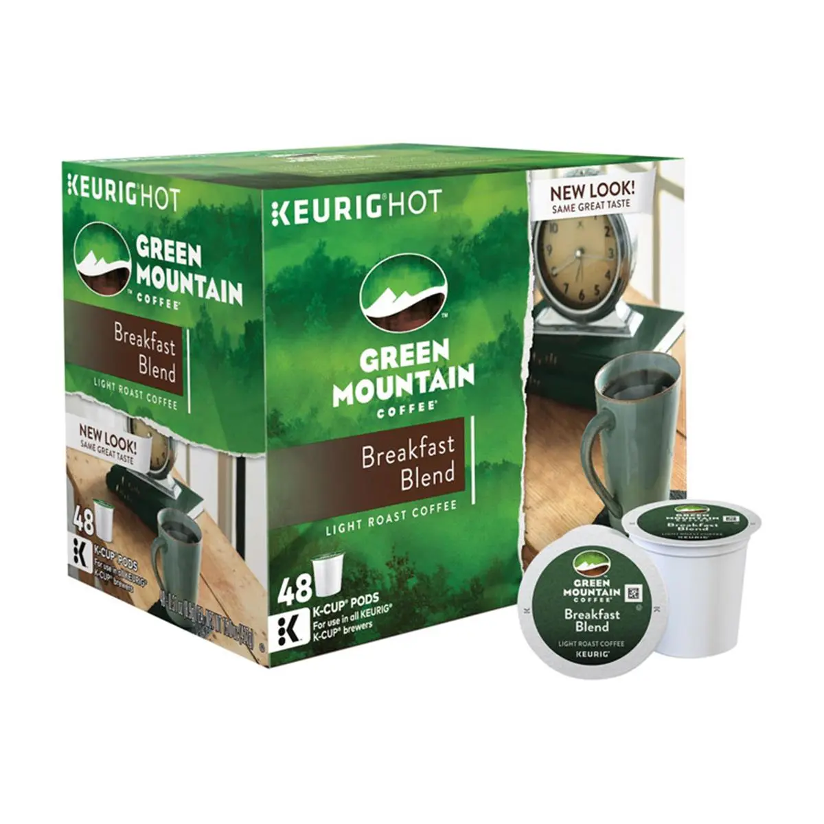 Keurig 6738819 Green Mountain Breakfast Blend Coffee K-Cups - 48 per pack, Beverage, 48 Pack