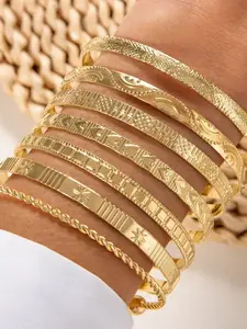 「Elegant Women's Wide Open Cuff Bracelet, European Style Beaded Spiral Design, Perfect for Any Occasion, Ideal Holiday Gift🎁」