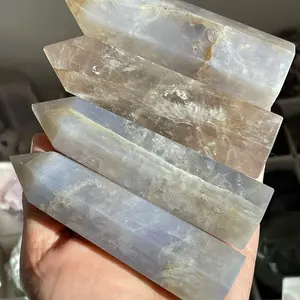 Blue Rose Quartz Tower