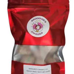 Freeze Dried Hot Cocoa Saltwater Taffy Candy Snack Sweet Candies