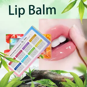 8-Piece Lip Mask Set with Moisturizing Fruit Flavor, Hydrating Lip Balm and Lip Masks, Perfect for Soft and Smooth Lips