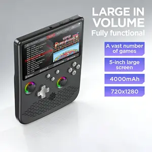 H5 Retro Game Console with 4000mah Battery, Dual Joysticks, 5 Inch IPS Screen, Portable Handheld Gaming Experience